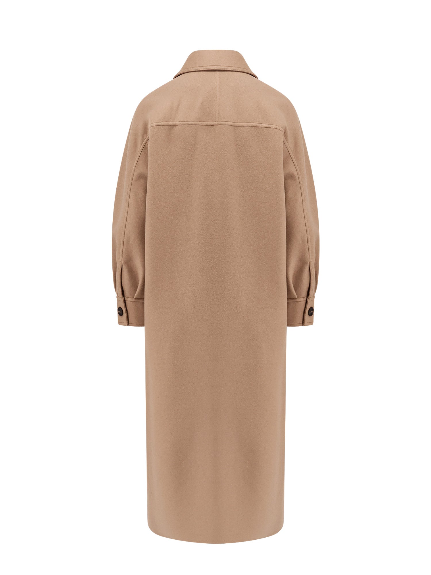 Max Mara Coats Brown Lana Cashmere