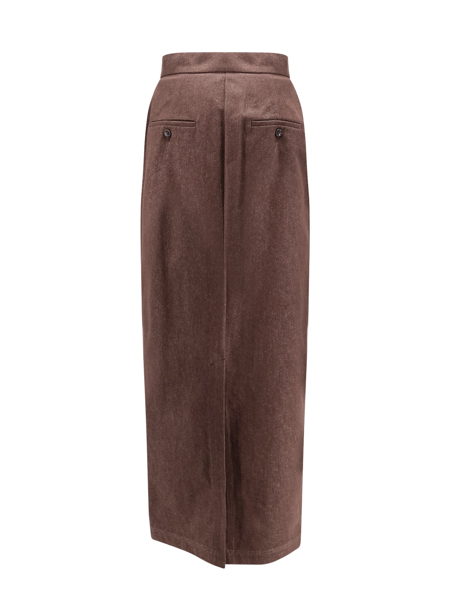 Max Mara Skirts Brown Cotone