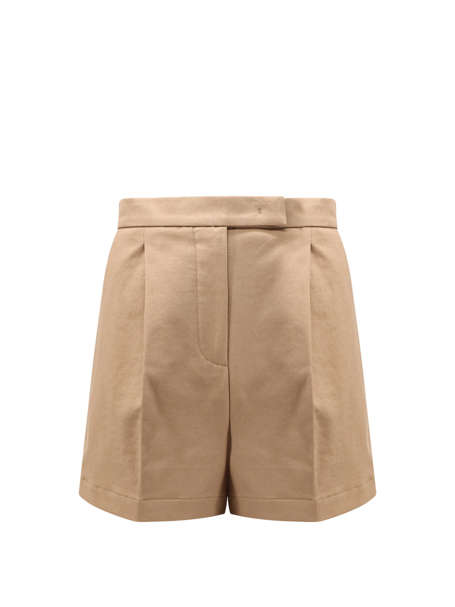 Max Mara Shorts Brown Cotone Elastan