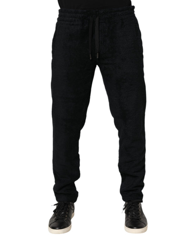 Dolce & Gabbana 100% Cotton joggers in black