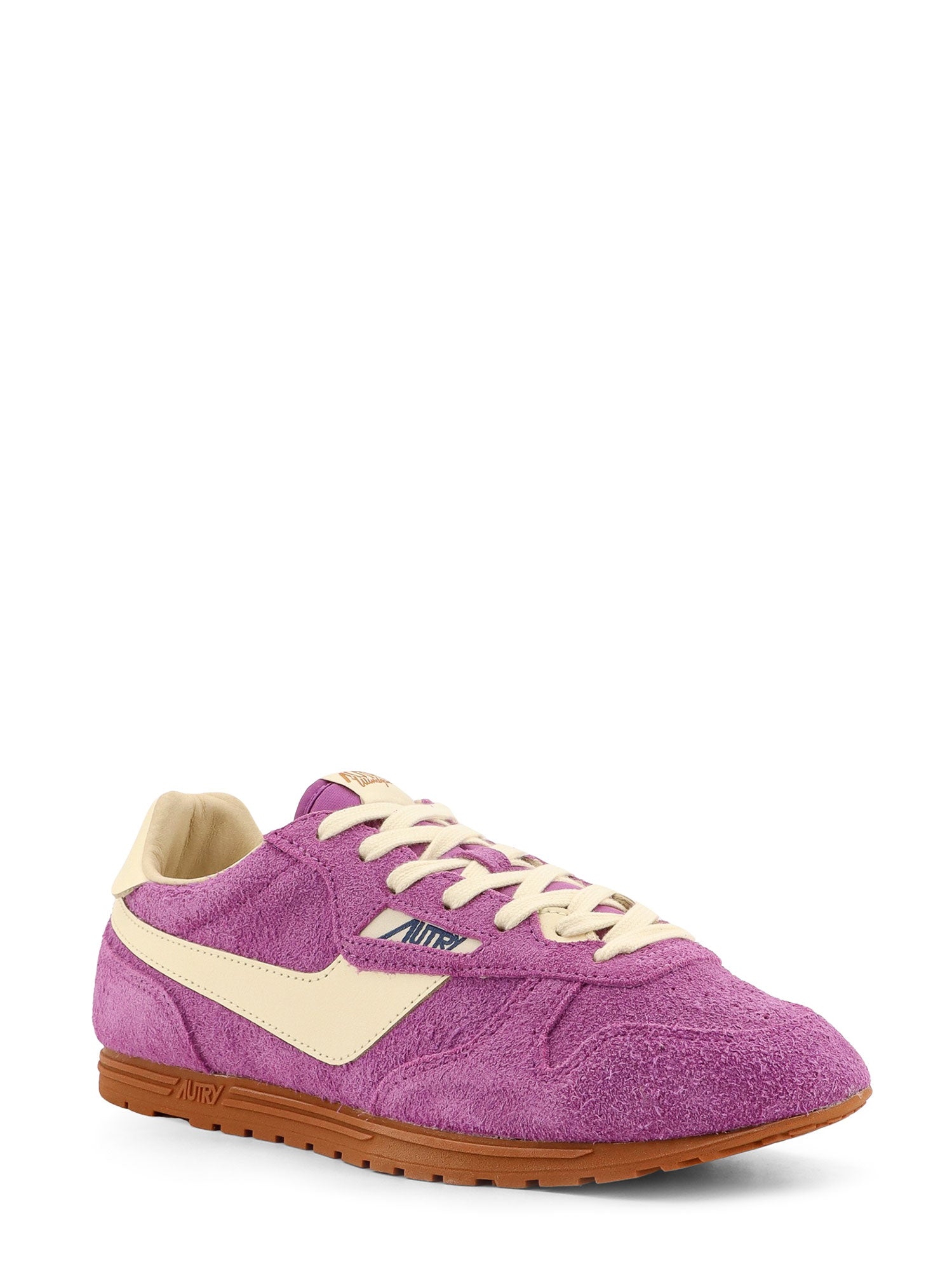 AUTRY Sneakers Purple Suede Nylon Pelle