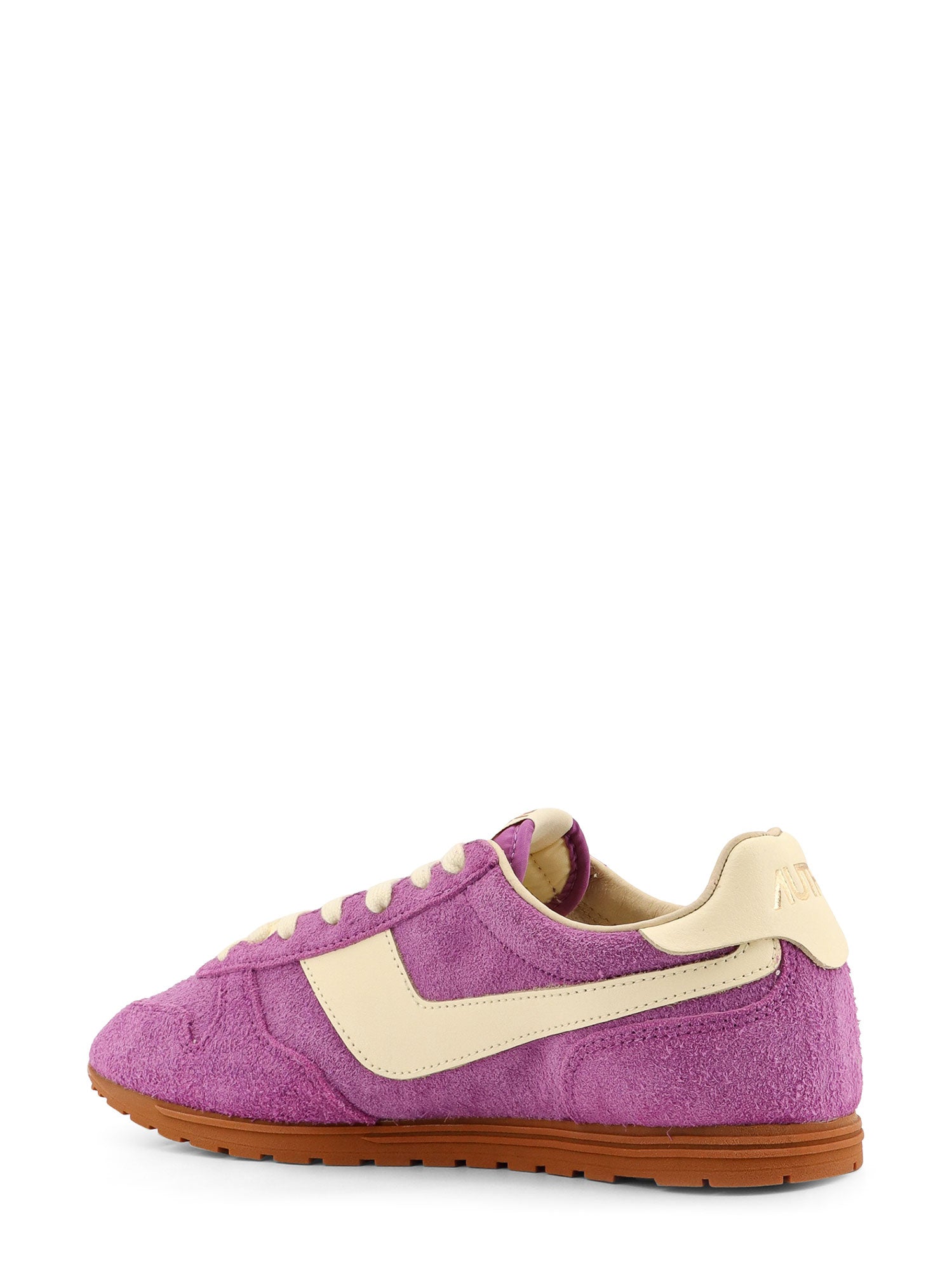 AUTRY Sneakers Purple Suede Nylon Pelle