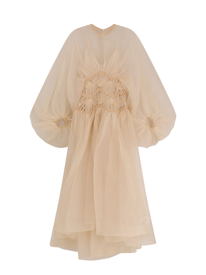 Zimmermann Dresses Beige Seta