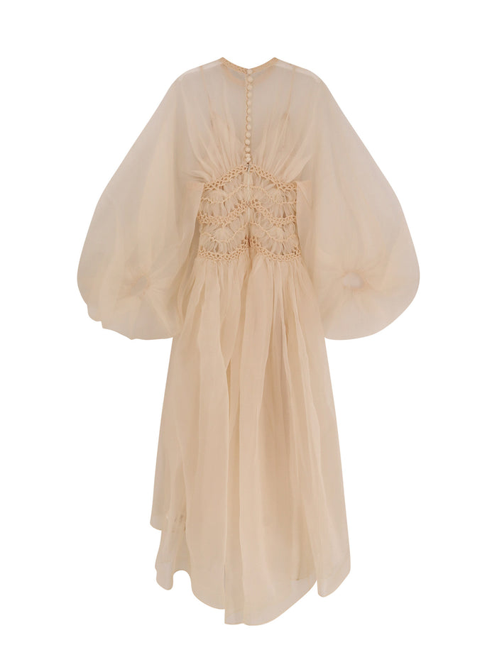 Zimmermann Dresses Beige Seta