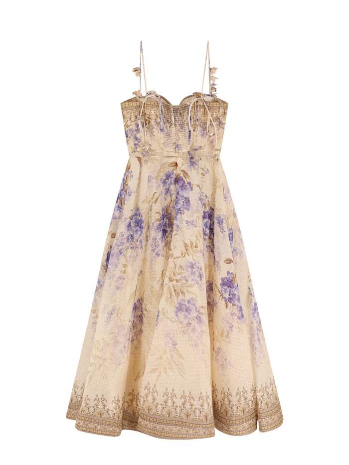 Zimmermann Dresses Purple Lino Seta