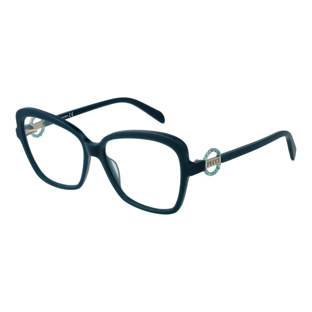 Turquoise Plastic Glasses (frames) Accessory