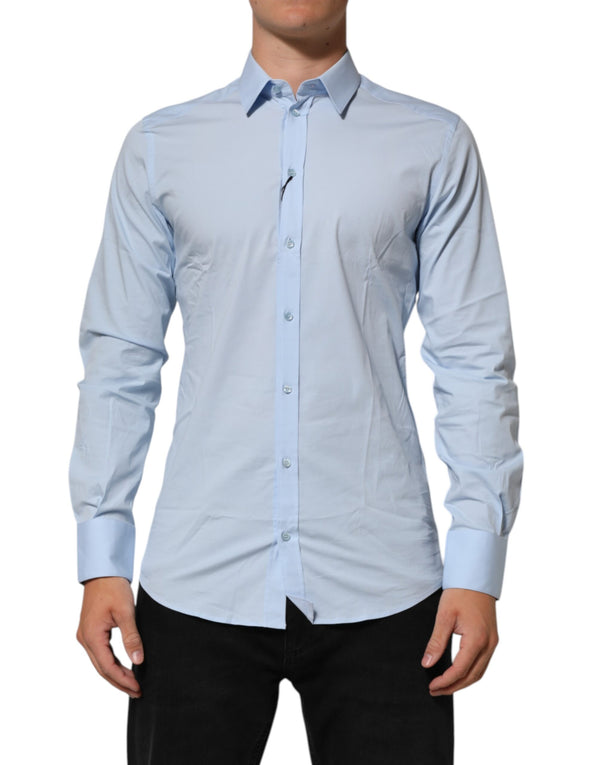 Dolce & Gabbana 97% Cotton shirt in blue