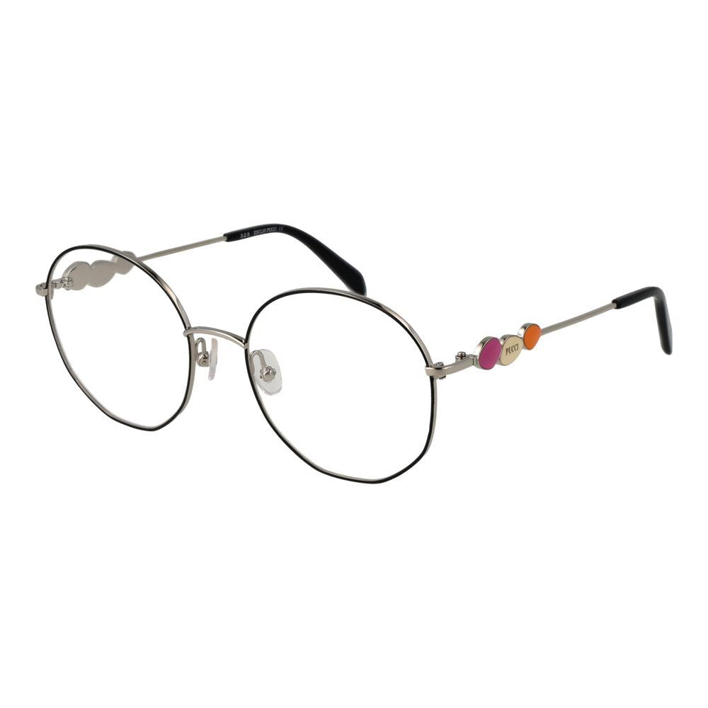 Black Metal Glasses (frames) Accessory