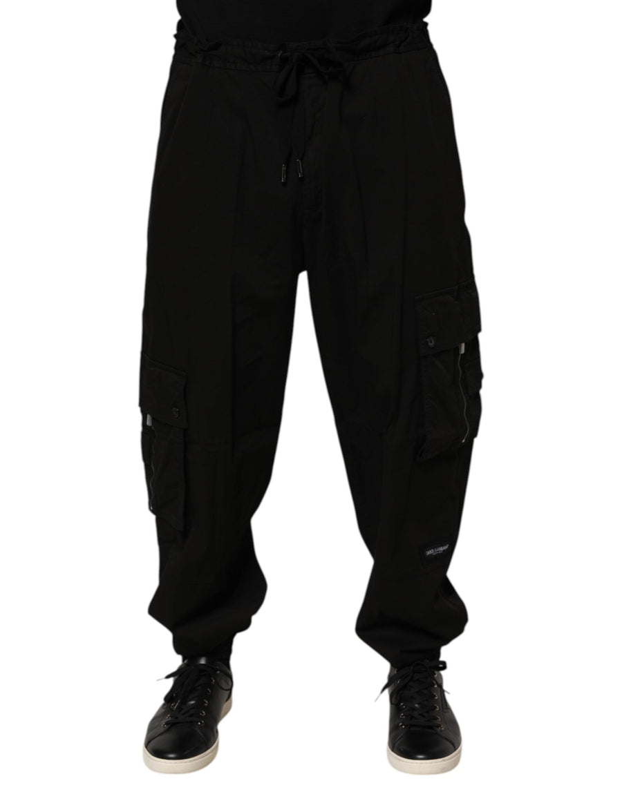 Dolce & Gabbana 97% Cotton joggers in black
