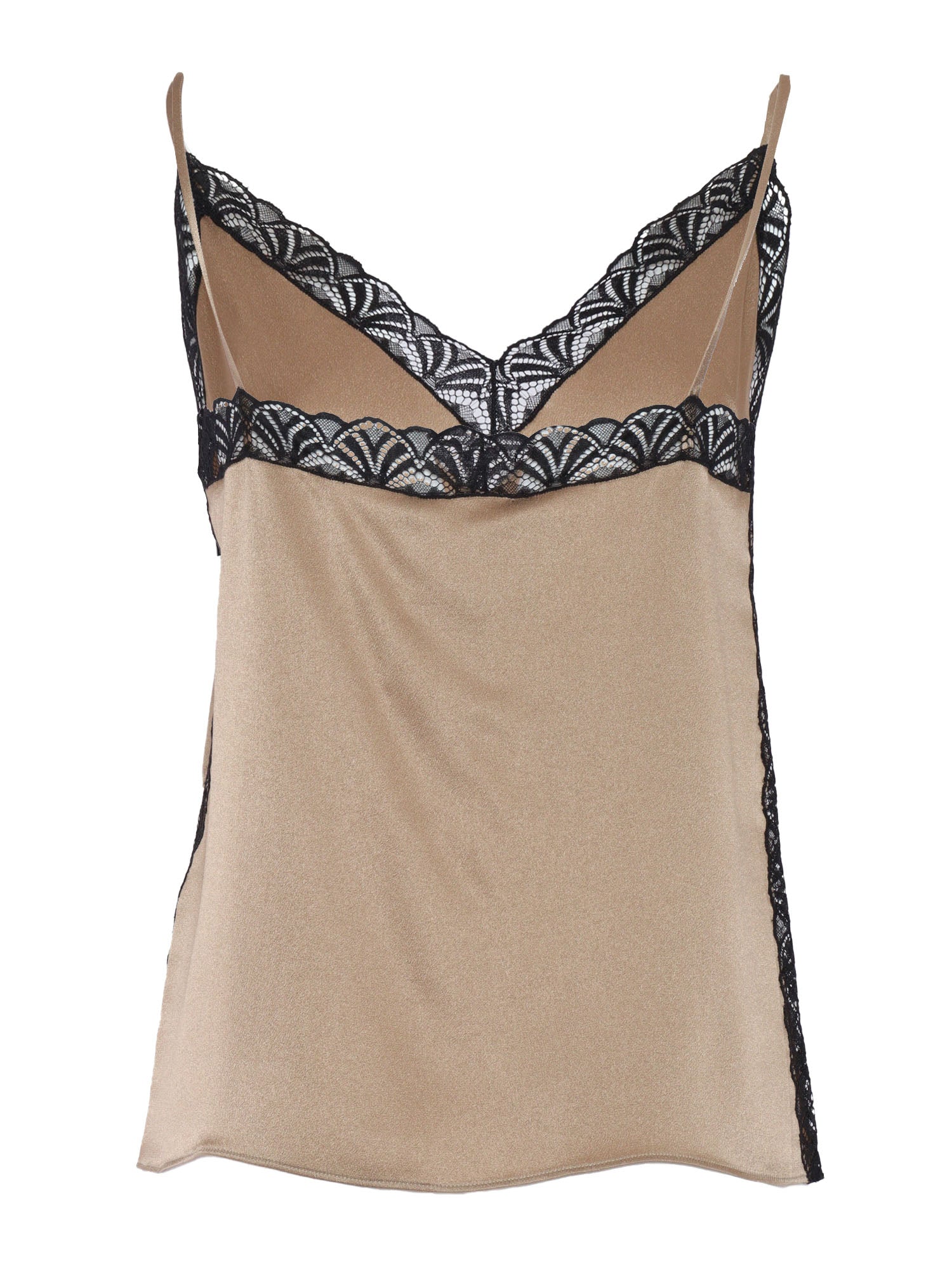 Top Beige Acrylic Silk