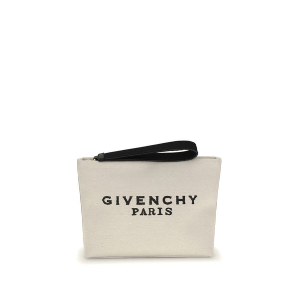 Givenchy 58% Cotton clutch in beige