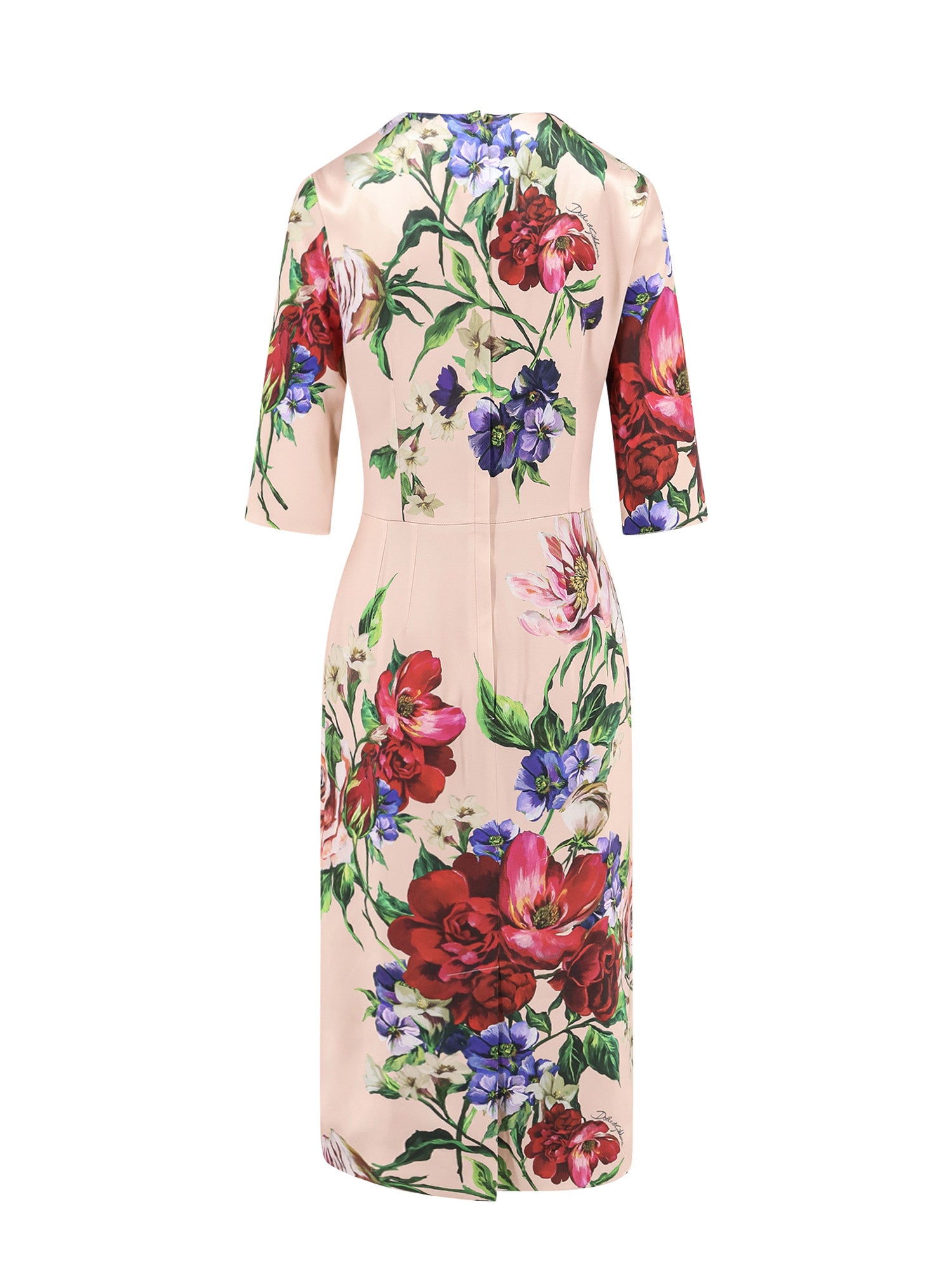 Dolce & Gabbana Dresses Pink Viscosa Elastan