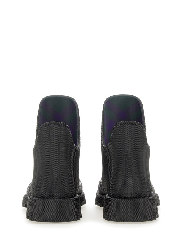 Marsh Boots Black Synthetic Rubber