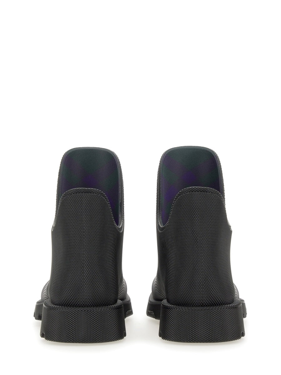 Marsh Boots Black Synthetic Rubber