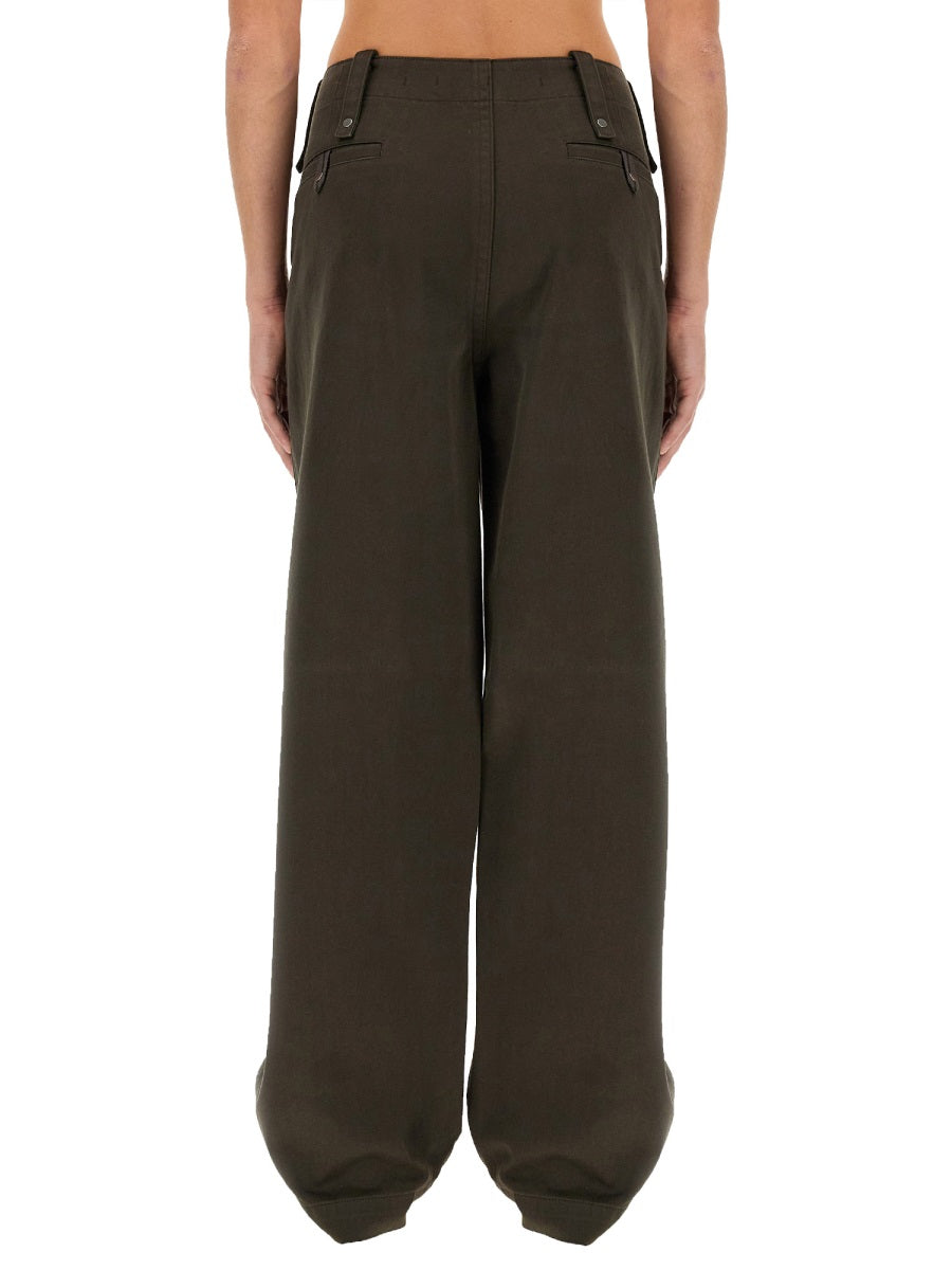 Cotton Pants Brown Trousers
