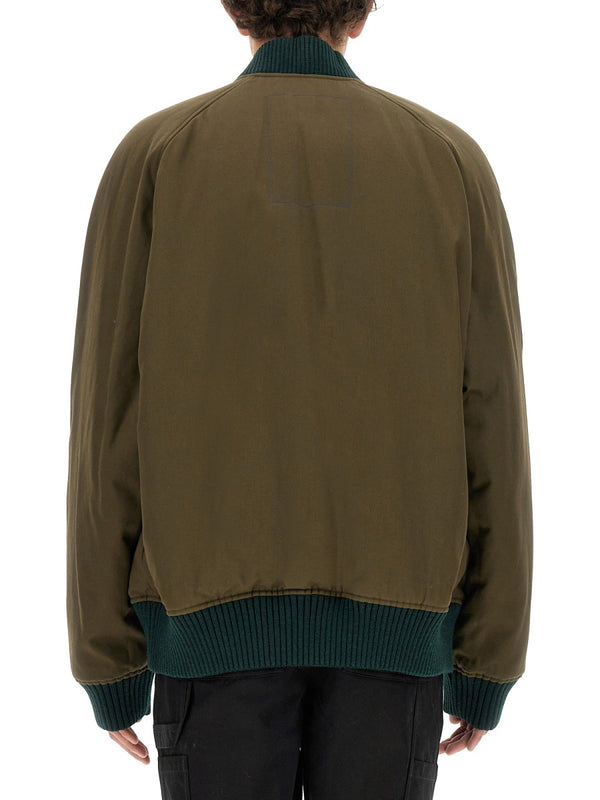Reversible Bomber Jacket Multicolour Polyester