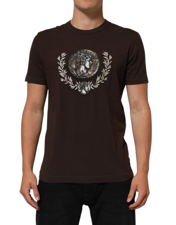 Dolce & Gabbana 100% Cotton t-shirt in brown