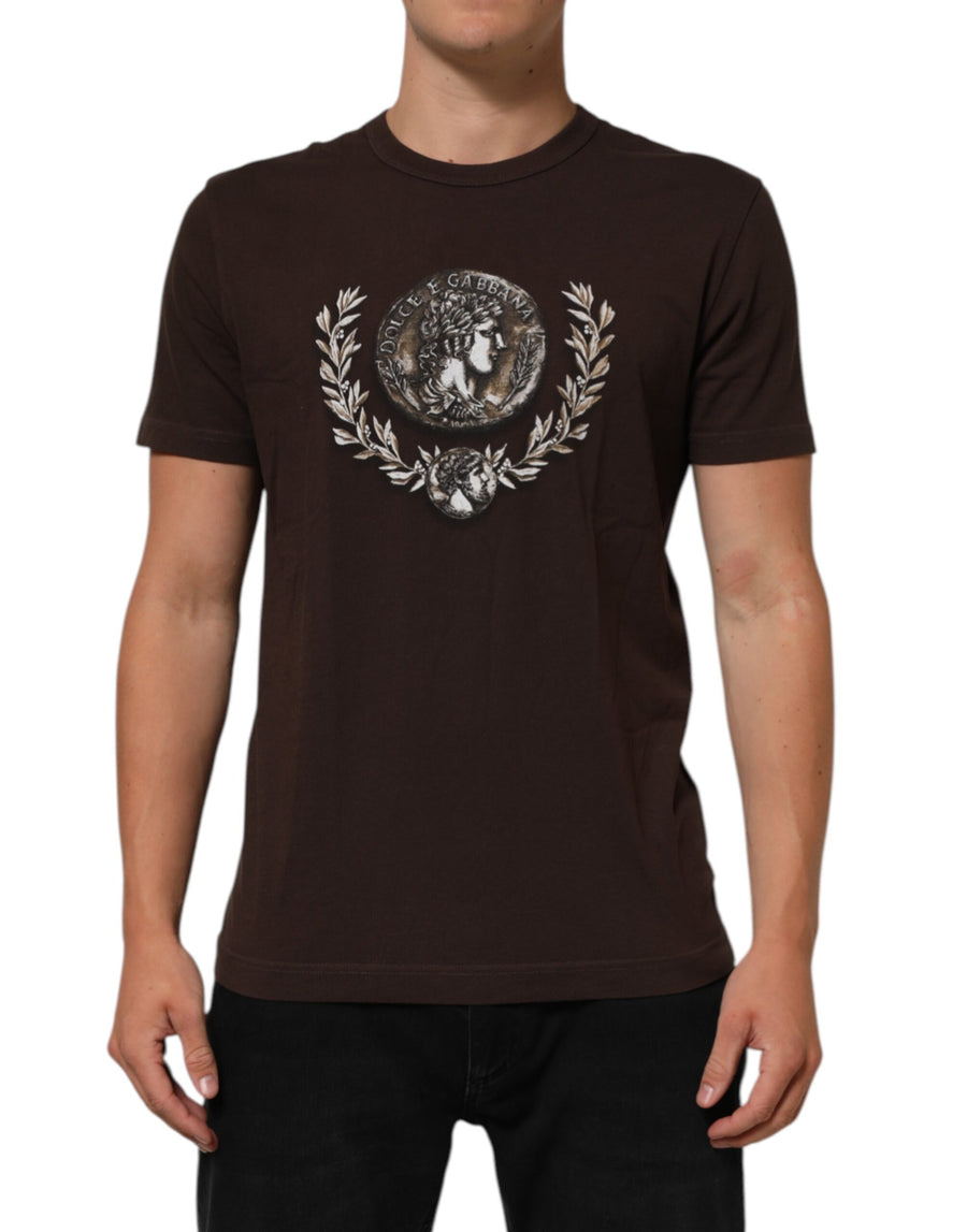 Dolce & Gabbana 100% Cotton t-shirt in brown