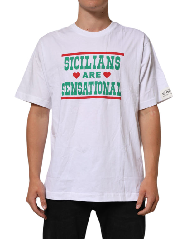 Dolce & Gabbana 100% Cotton t-shirt in white