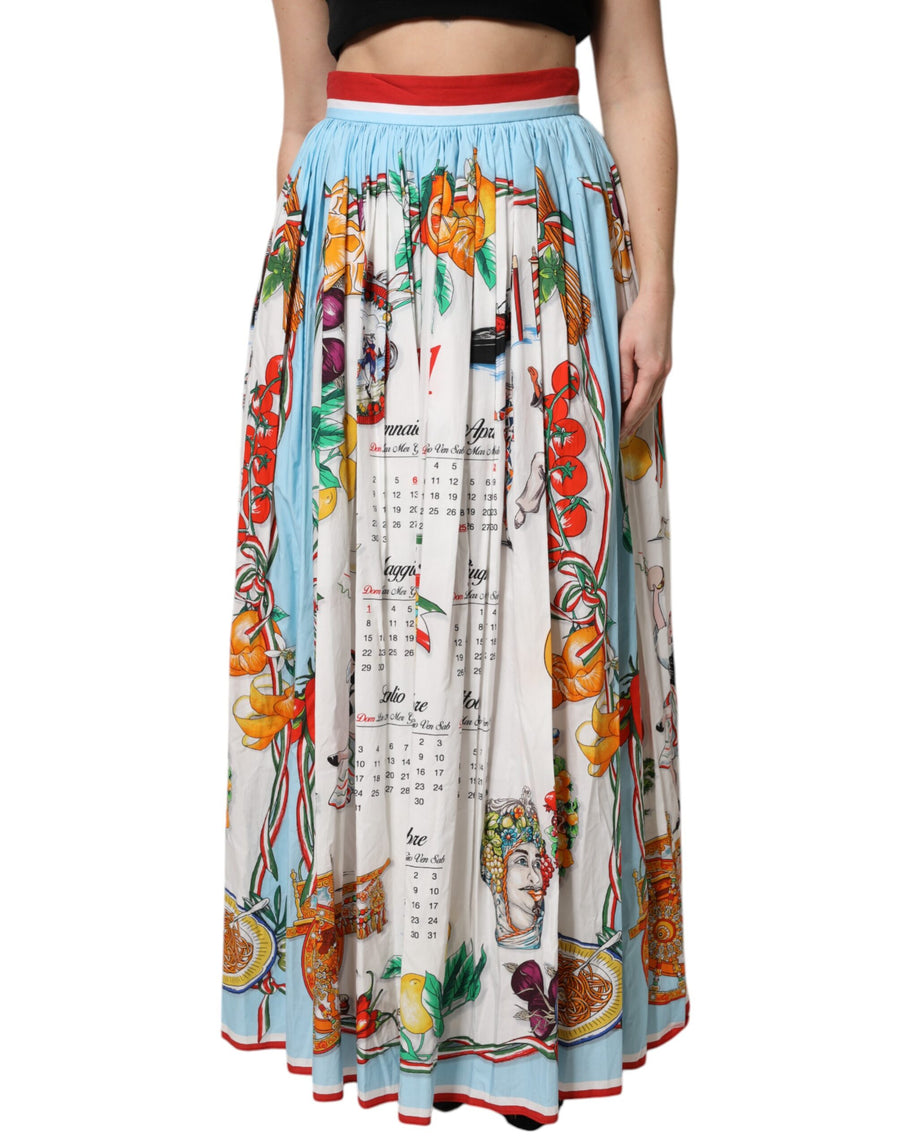 Dolce & Gabbana 100% Cotton skirt in white