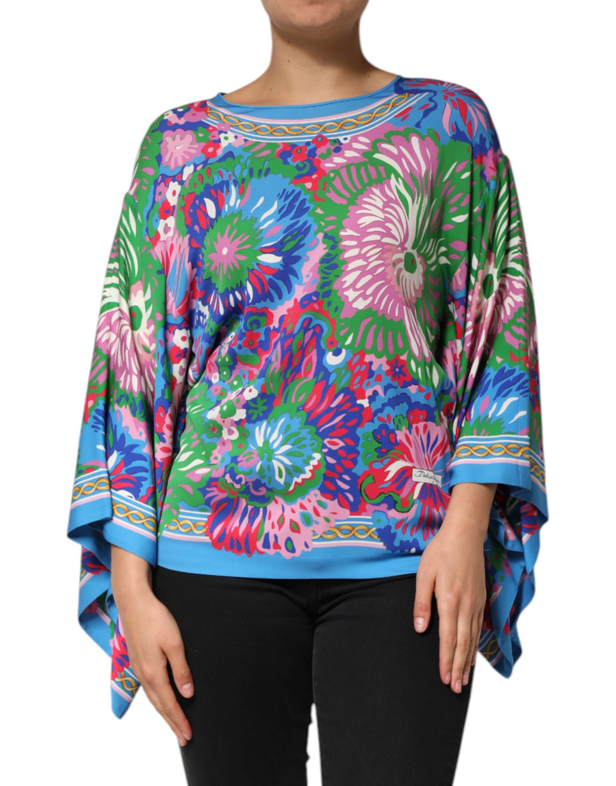 Dolce & Gabbana 91% Silk blouse in multicolor