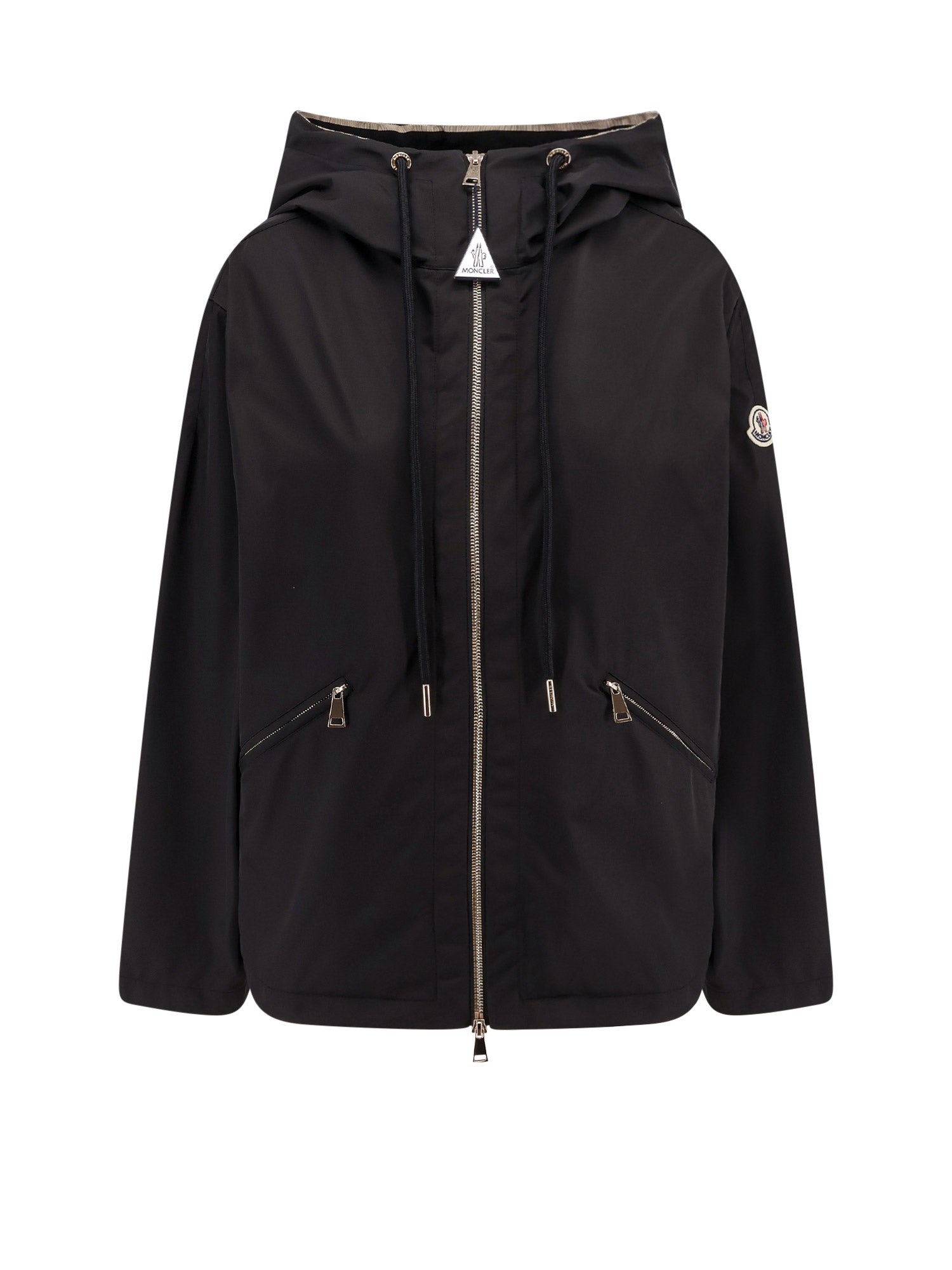 Moncler Jackets Black Poliestere
