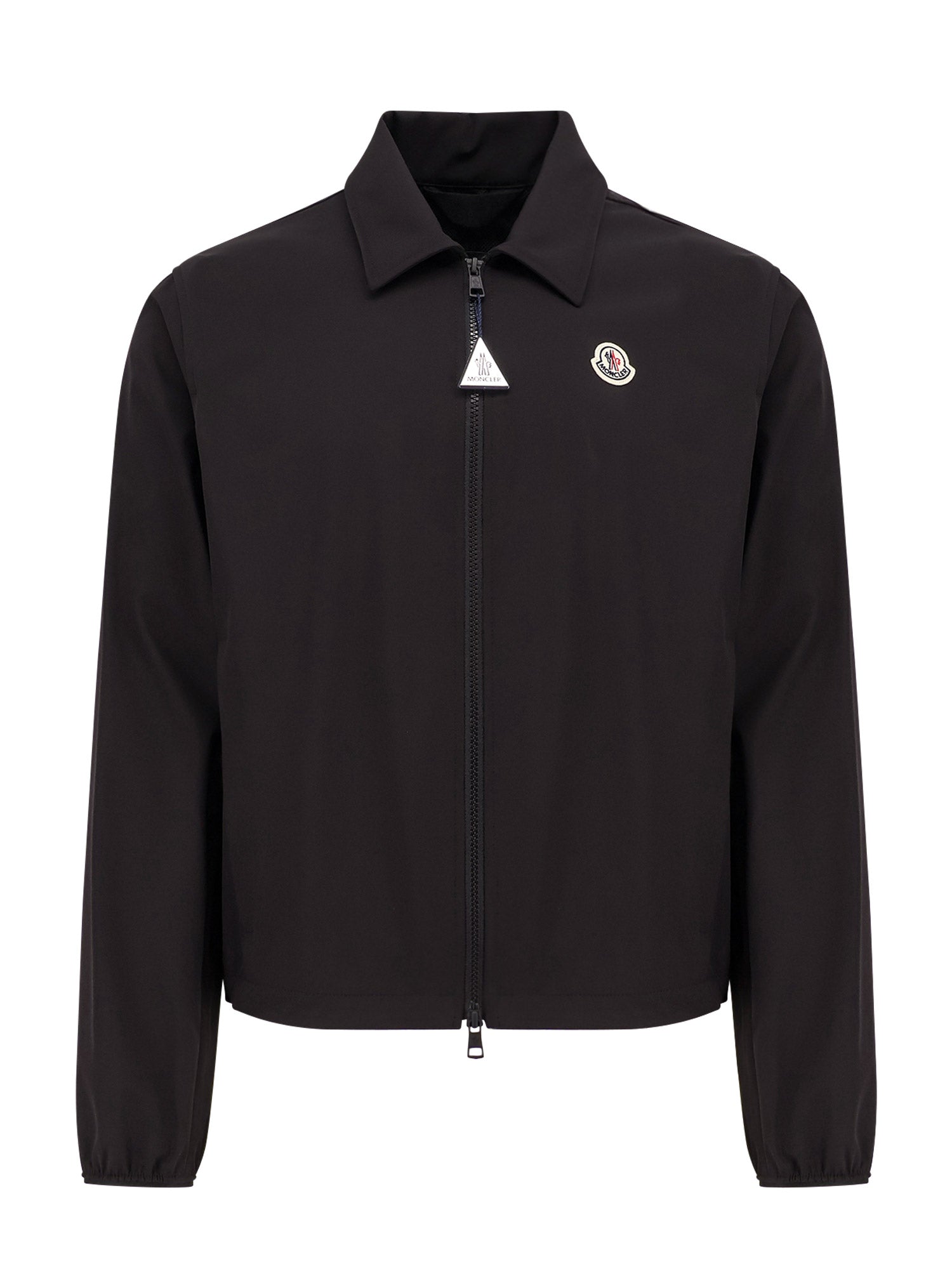 Moncler Jackets Black Poliammide Elastane