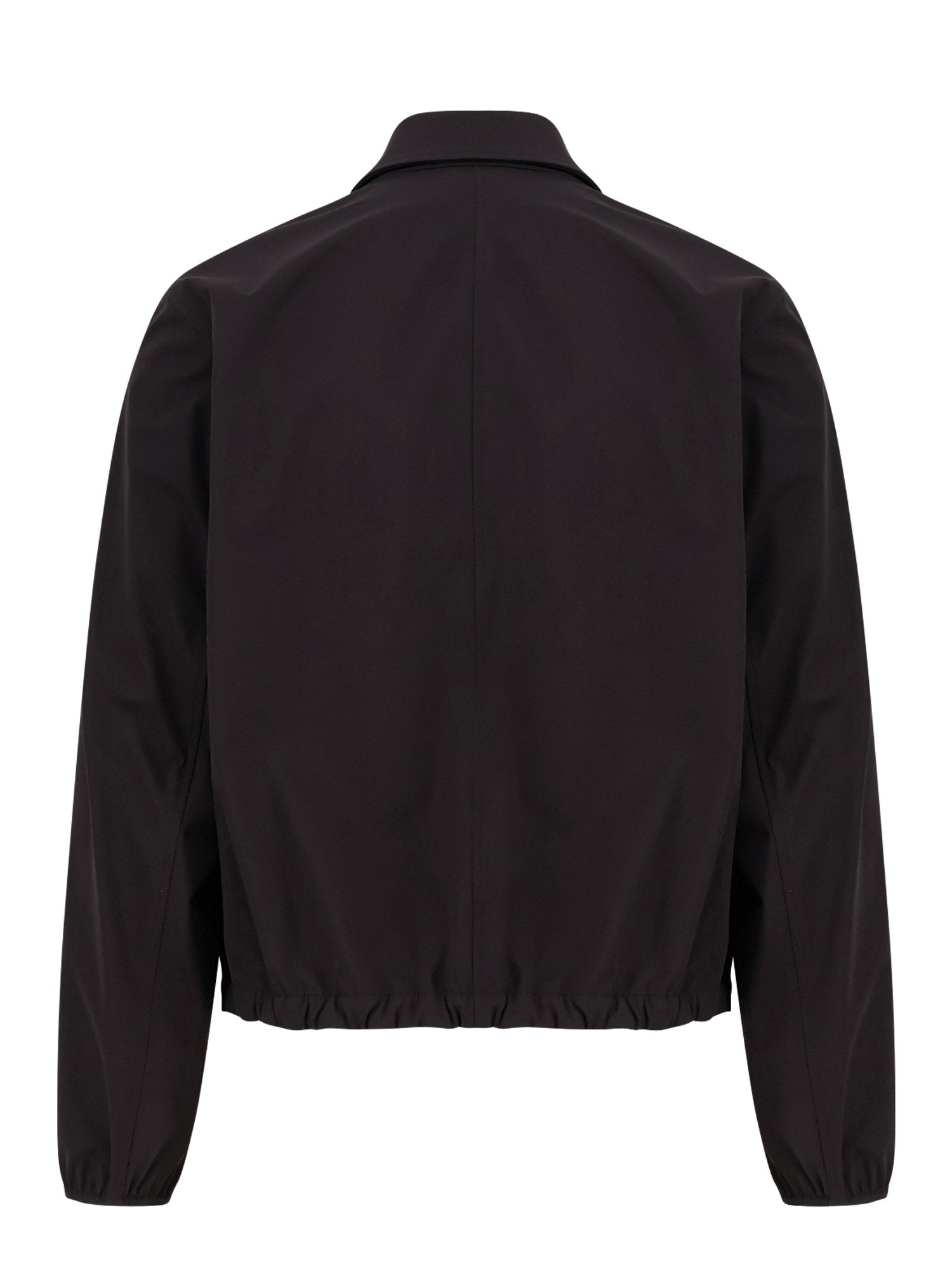 Moncler Jackets Black Poliammide Elastane