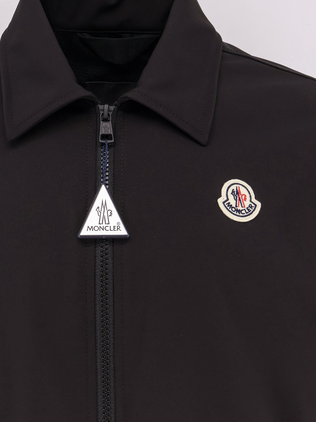 Moncler Jackets Black Poliammide Elastane