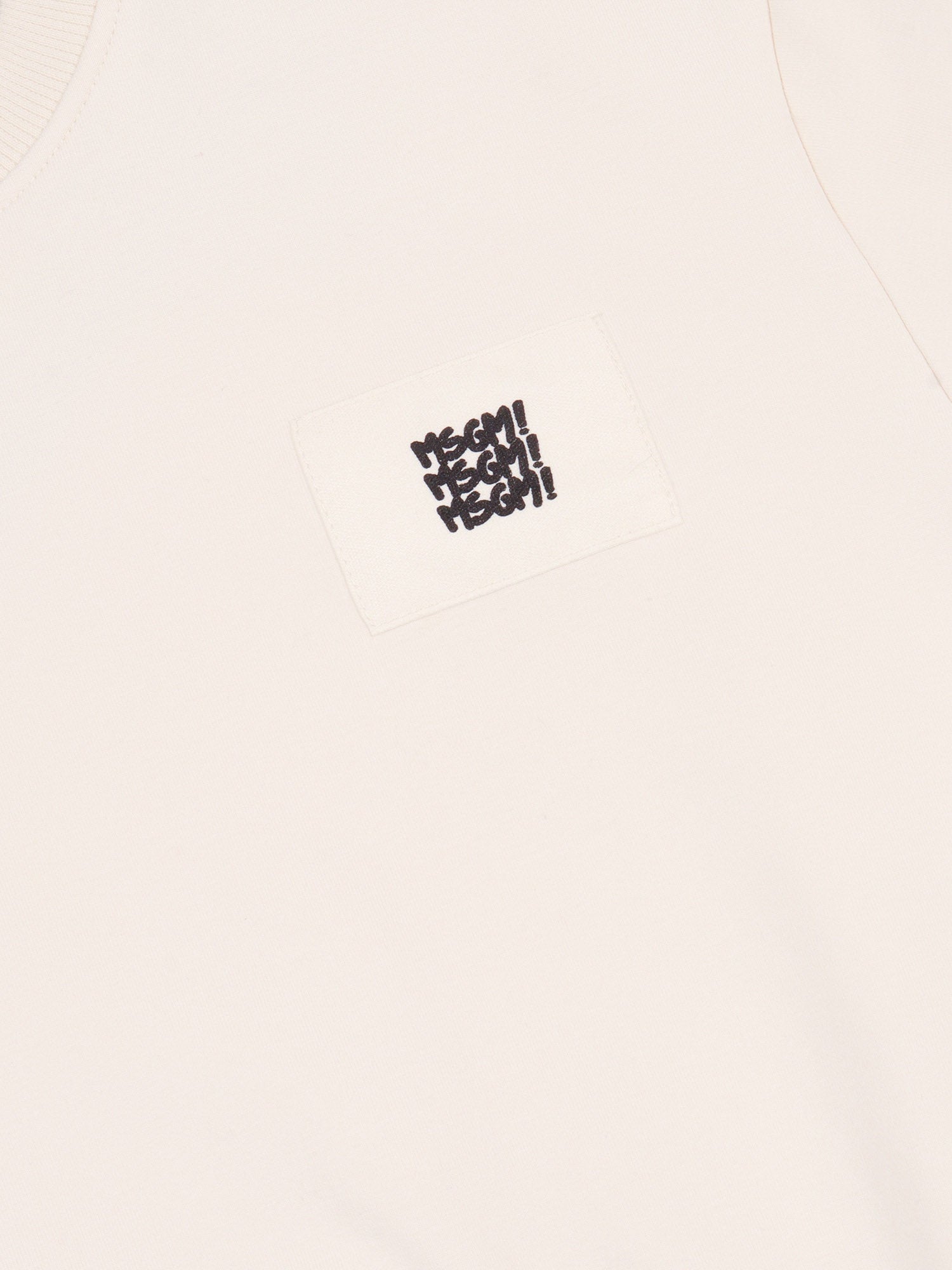 INTERLOCK SWEATSHIRT BOY Panna Cotton