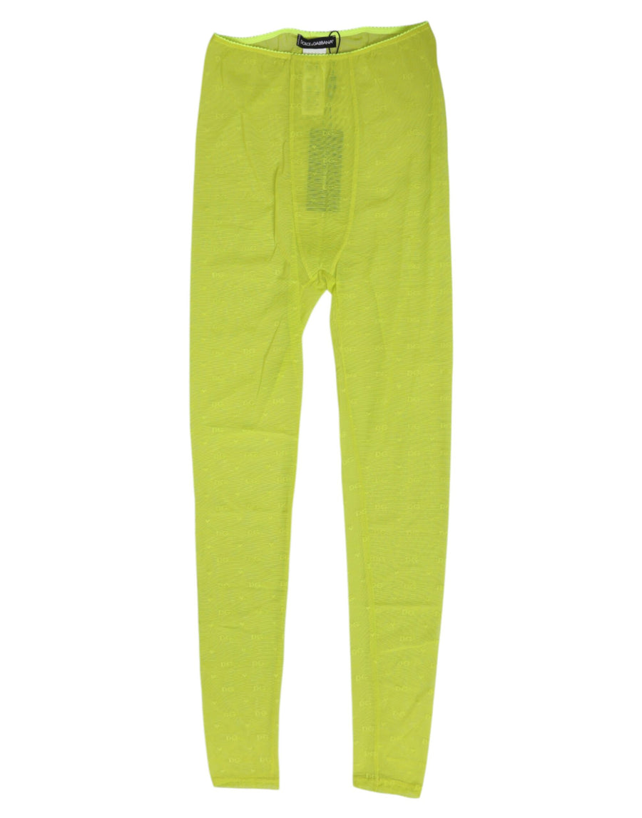 Dolce & Gabbana 93% Nylon 7% Elastane leggings in green