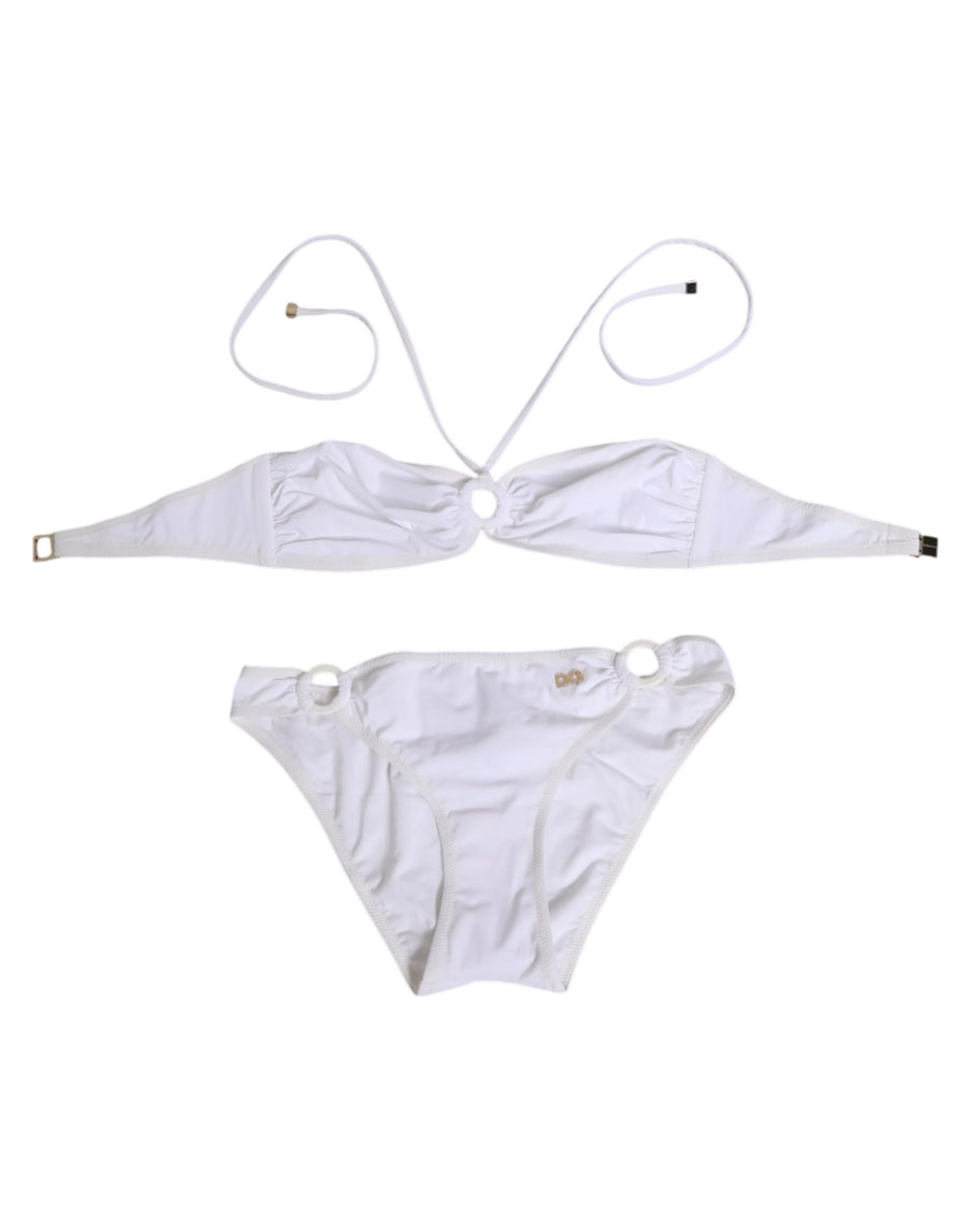 Dolce & Gabbana 25% Elastane swimsuit in white