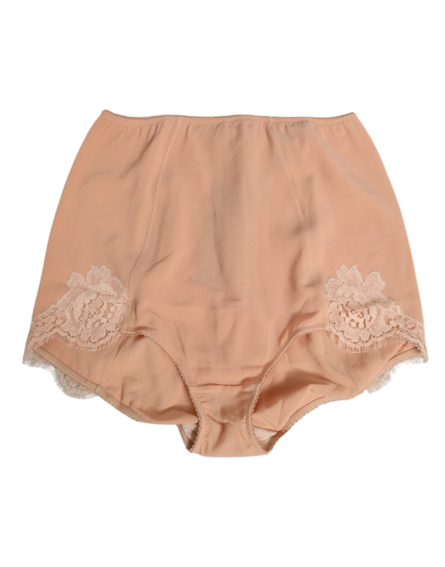 Dolce & Gabbana Stretch silk (composition stated as 06+94%SE in feed) girdle in beige