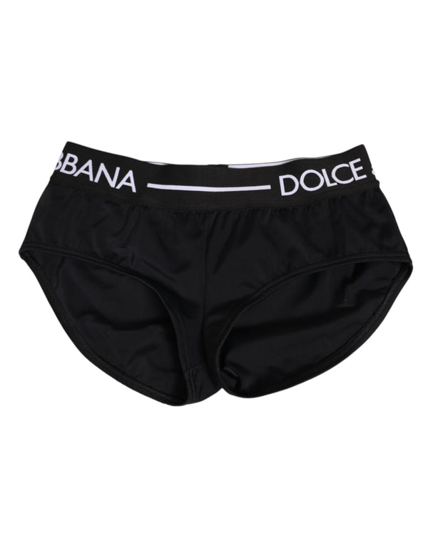 Dolce & Gabbana 75% Nylon 25% Elastane briefs in black
