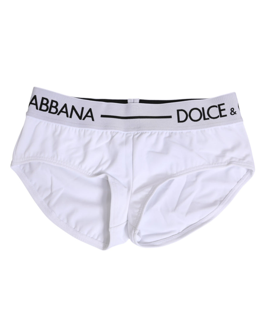 Dolce & Gabbana 75% Nylon briefs in white