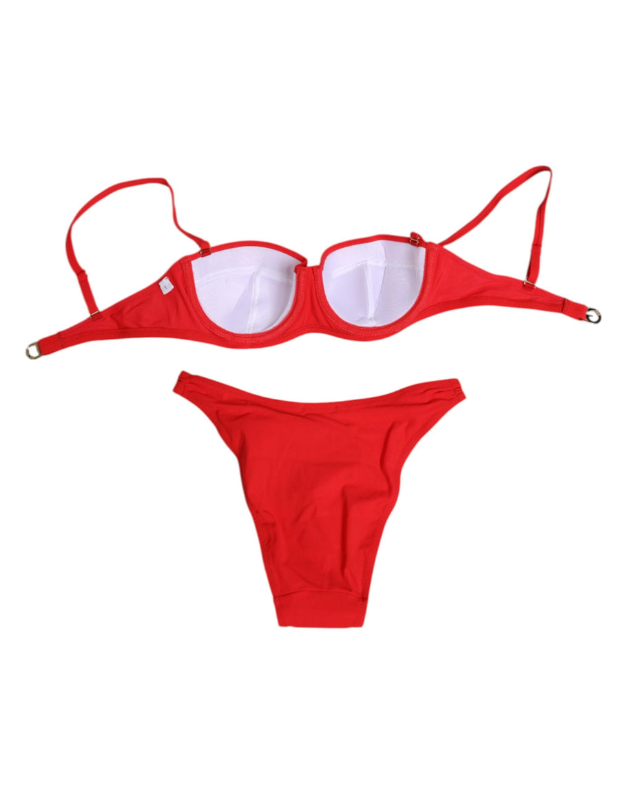 Dolce & Gabbana 25% Elastane swimsuit in red