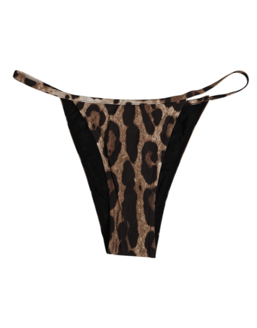 Dolce & Gabbana 25% Elastane tanga panty in brown