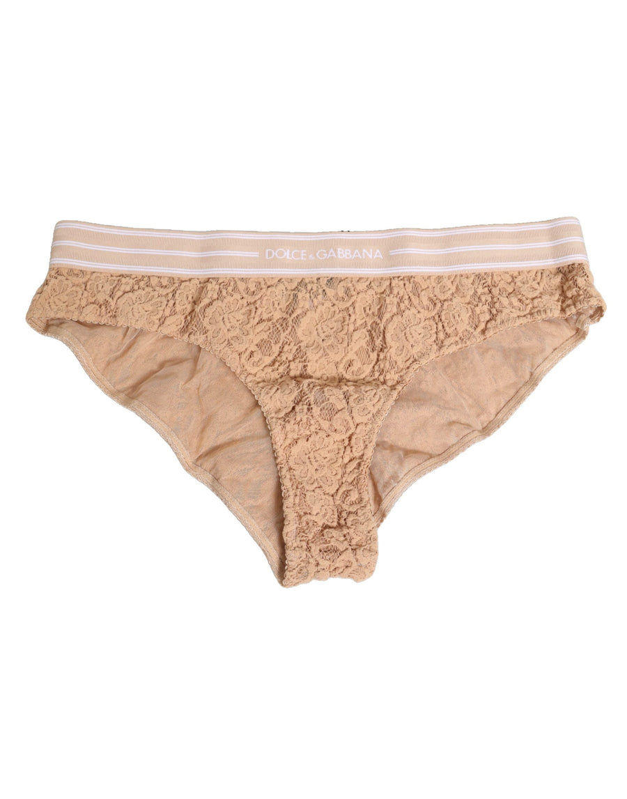 Dolce & Gabbana 100% PA (Nylon); Interior: 85% PA + 15% EA briefs in beige