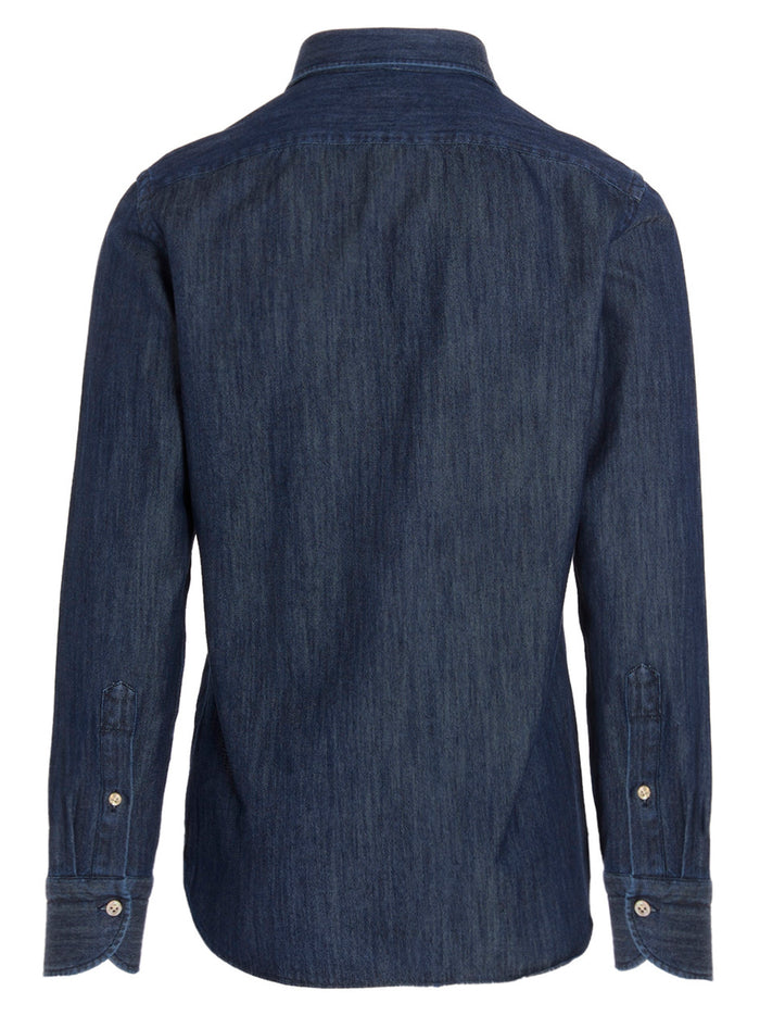 Marechiaro shirt Blue Cotton Shirt, Blouse