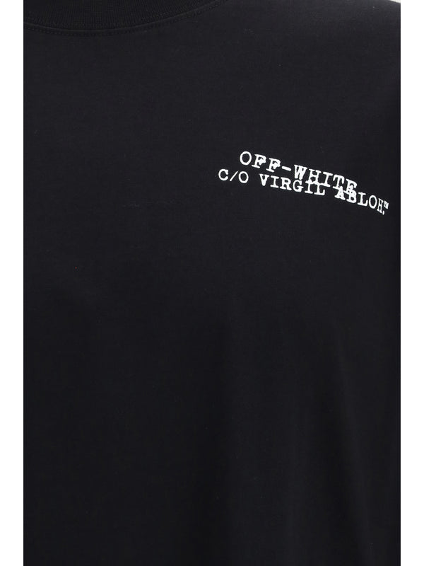 T-Shirt Type Arrow Skate Black Cotton T-shirts