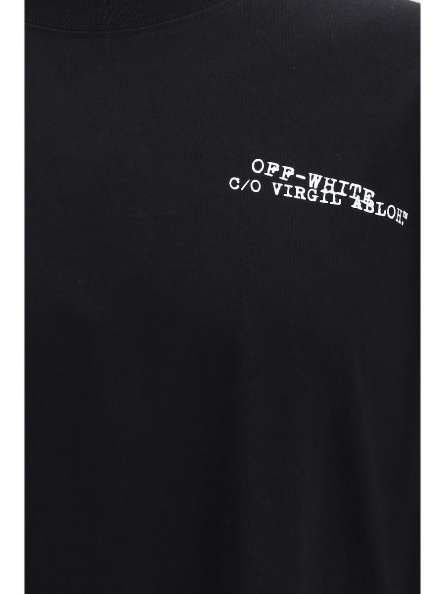 T-Shirt Type Arrow Skate Black Cotton T-shirts