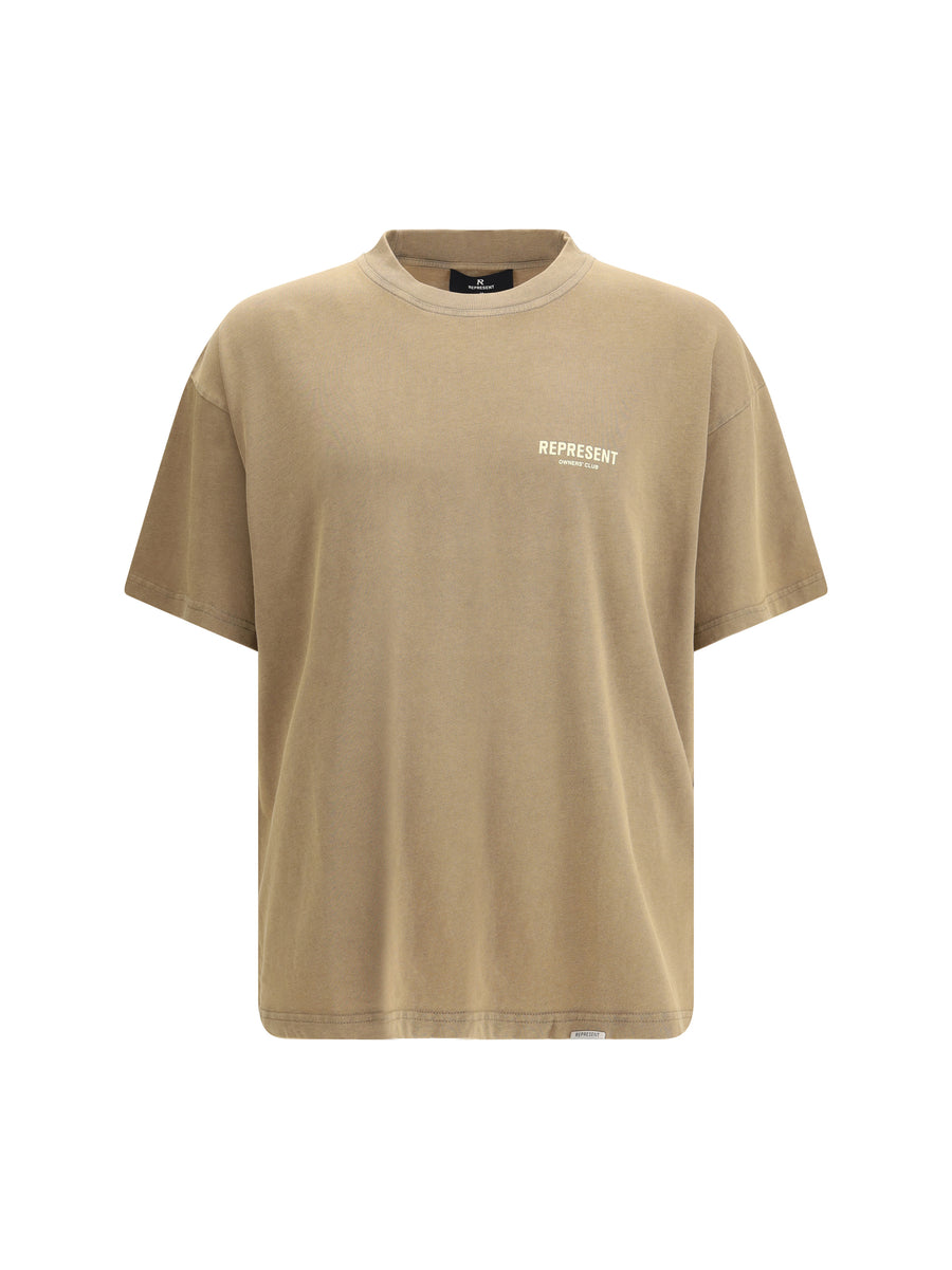 Represent 100% Cotton t-shirt in beige