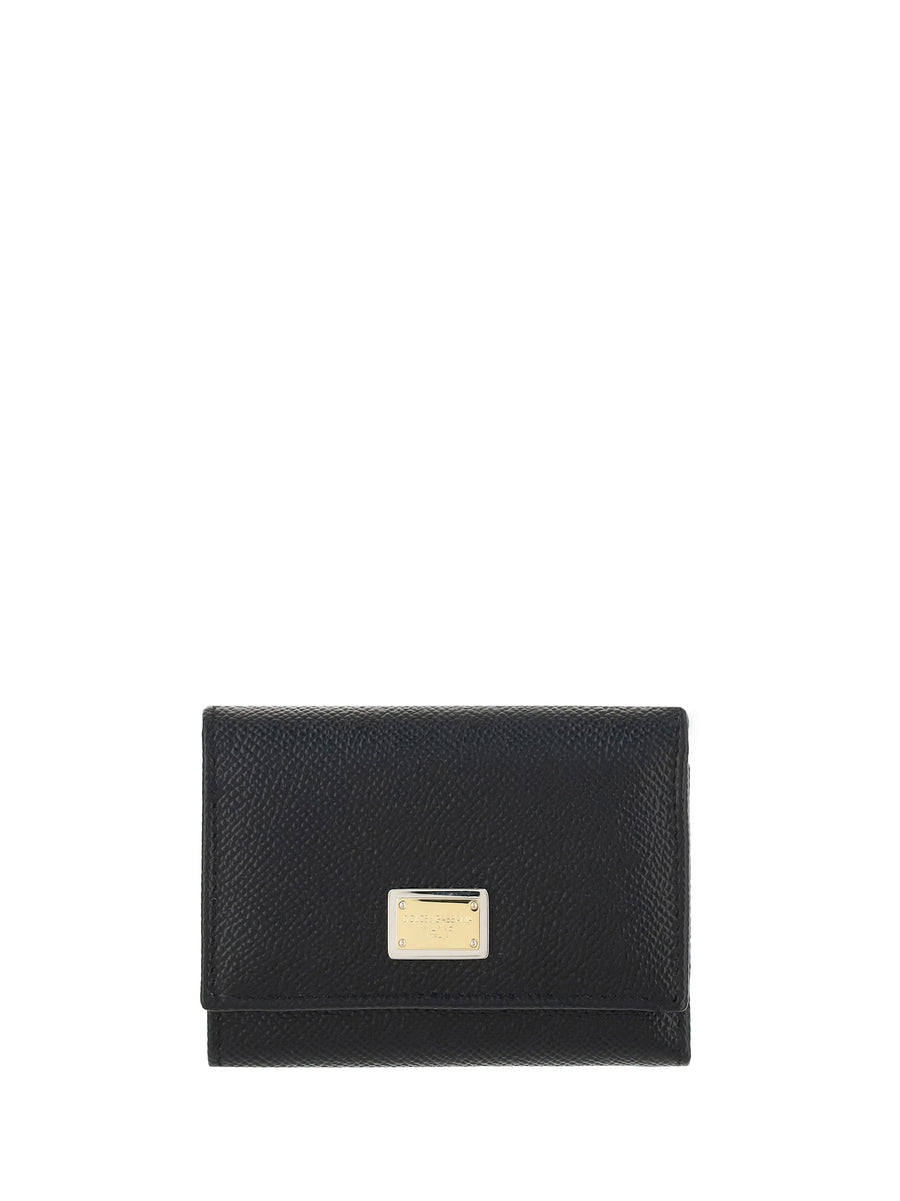 Leather Wallet Black Calf & Purses