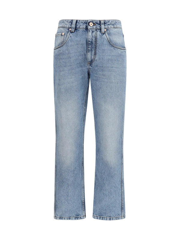 Brunello Cucinelli 100% Cotton jeans in blue