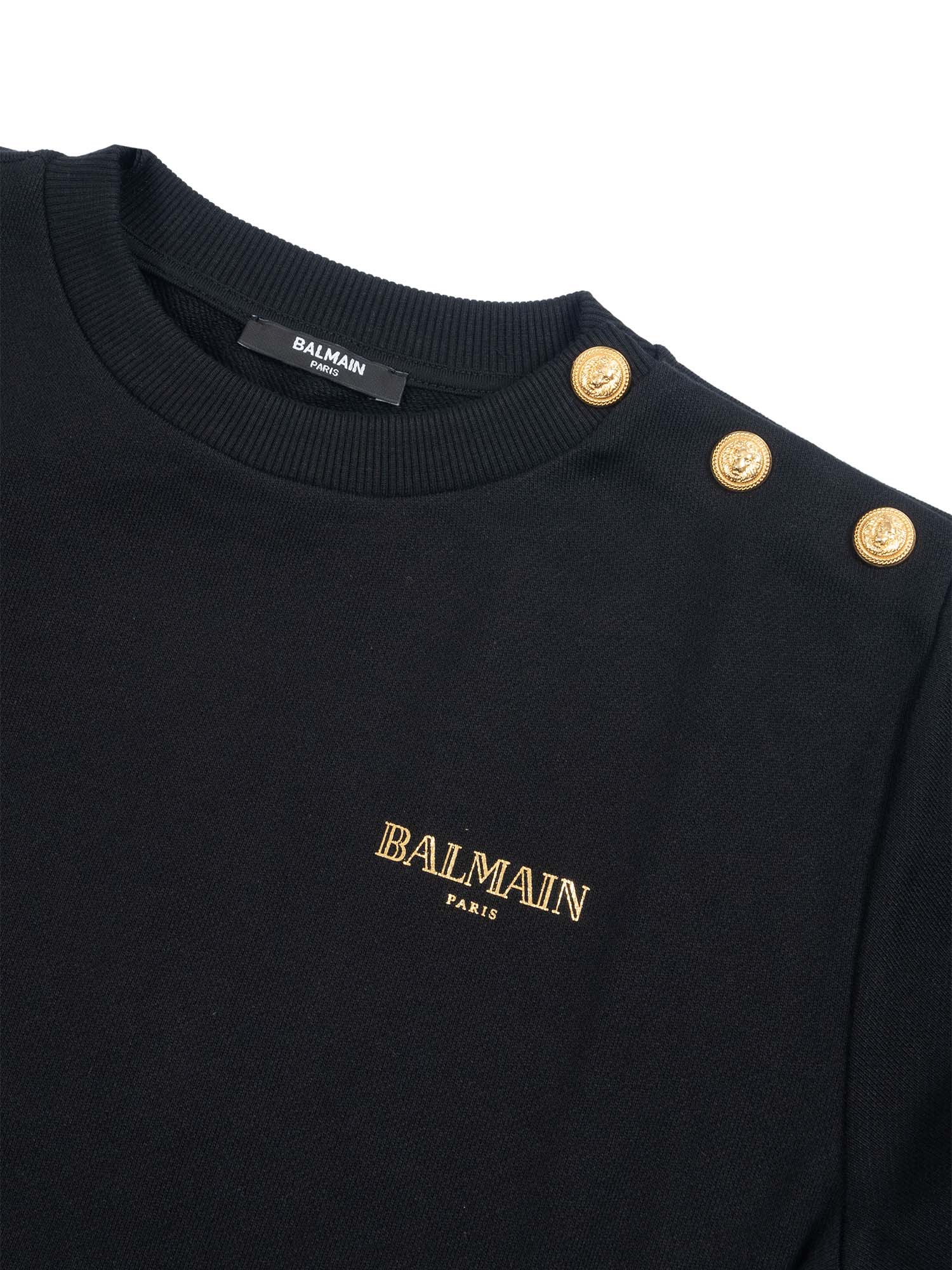 Sweatshirt Black Cotton