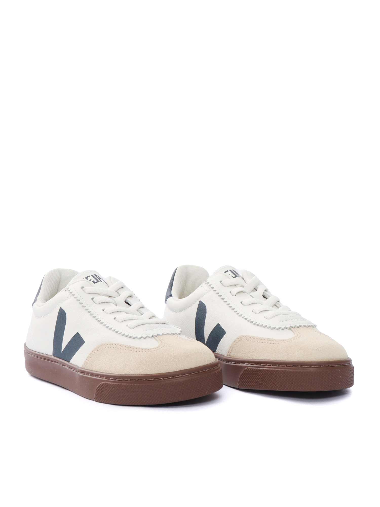 SMALL VOLLEY O.T. WHI_NAUT_BARK SNEAKERS White Kid