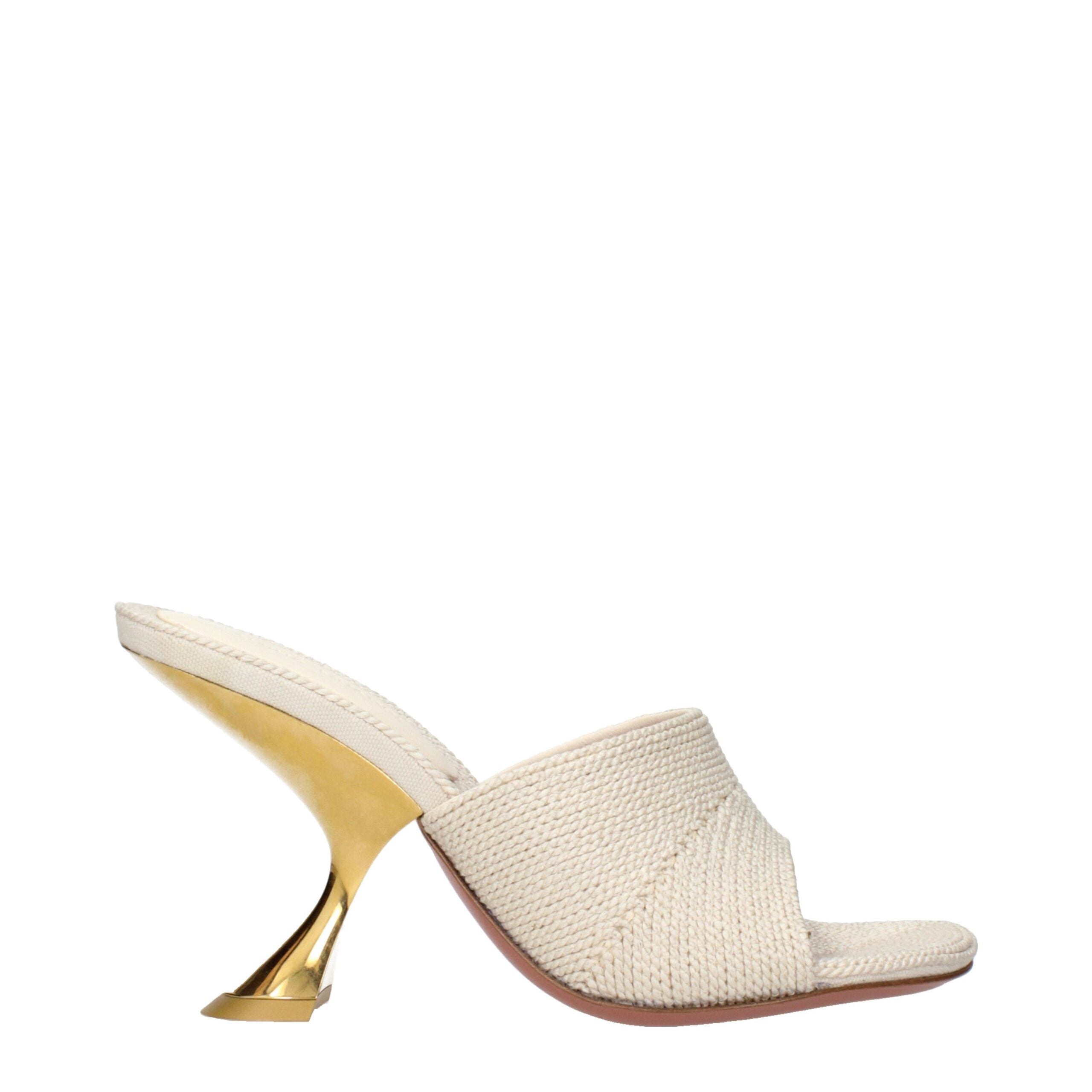 Amina Muaddi slipper in beige