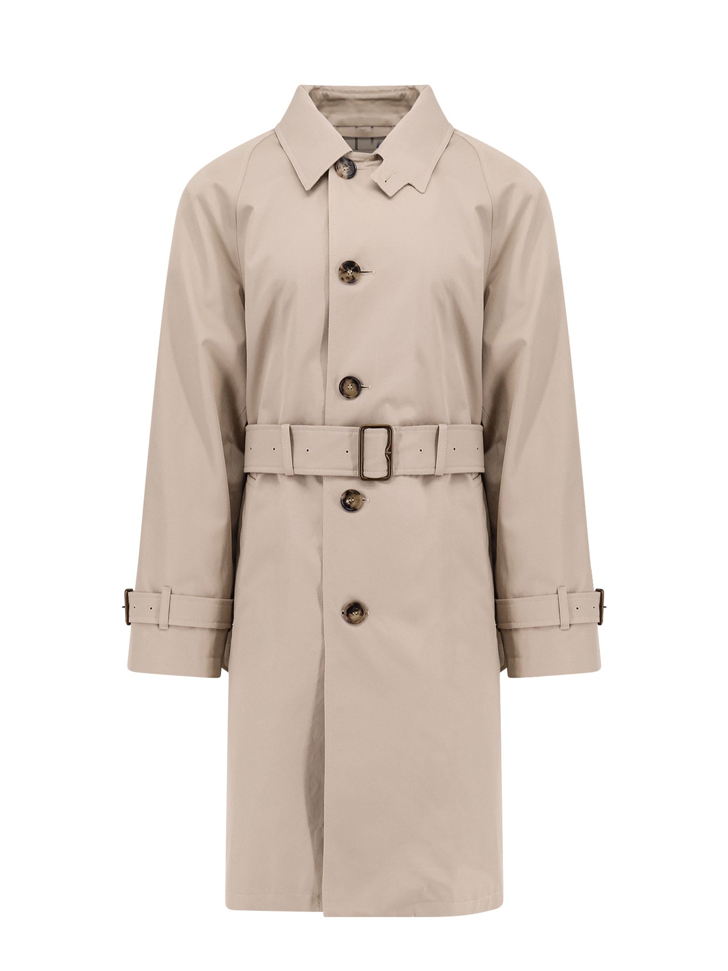 Burberry Coats Beige Cotone Organico