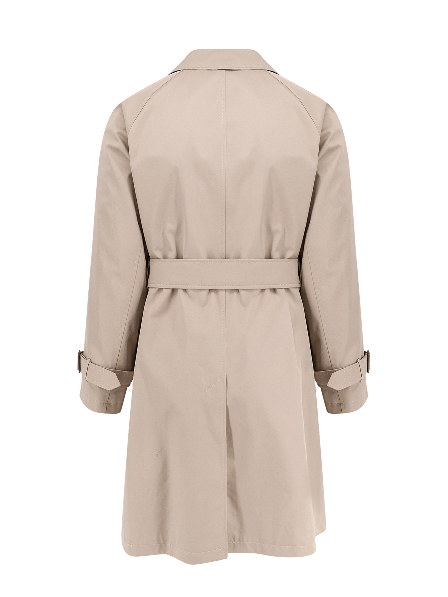 Burberry Coats Beige Cotone Organico
