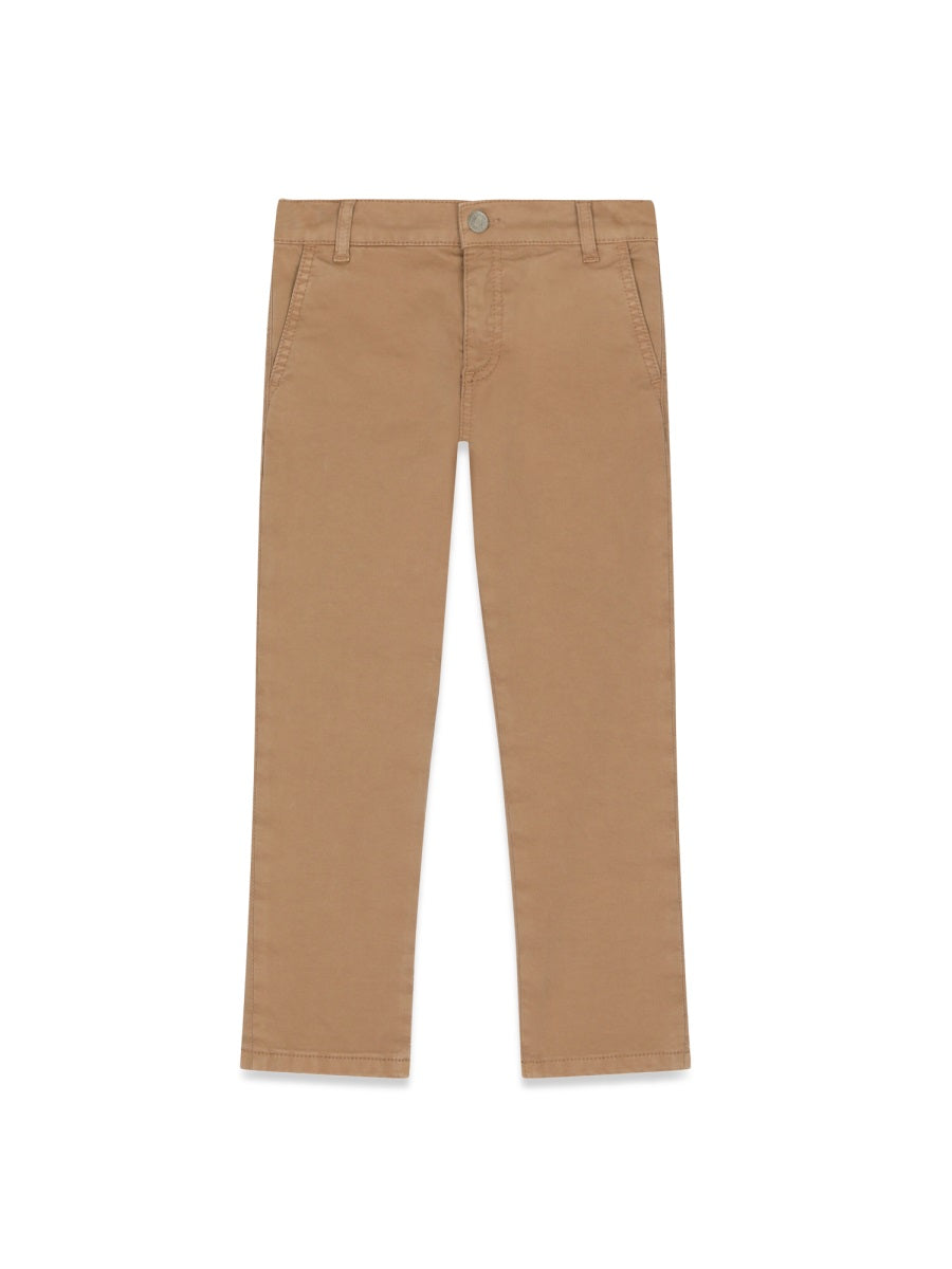 Trousers Classic Cotton Blend Beige